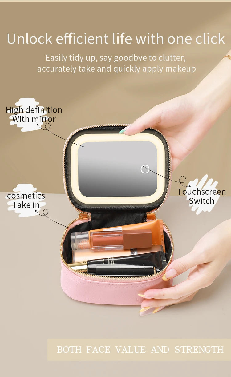 Voyage Premium Illuminated Cosmetics Organizer